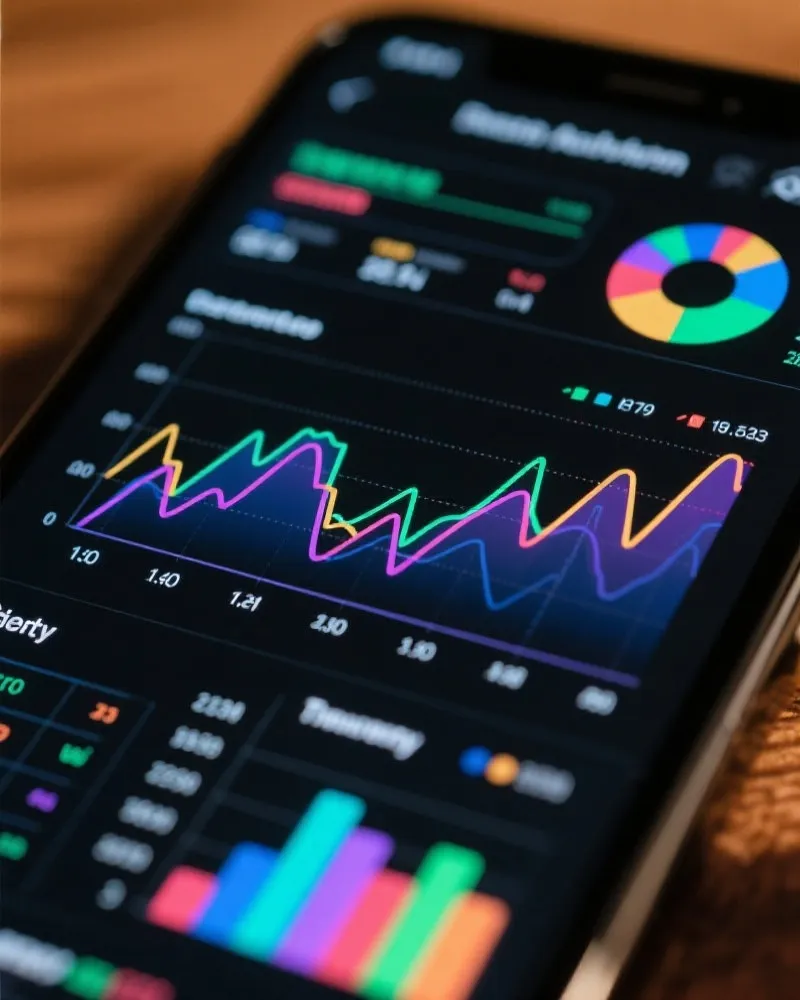 深度走势图表与数据网格